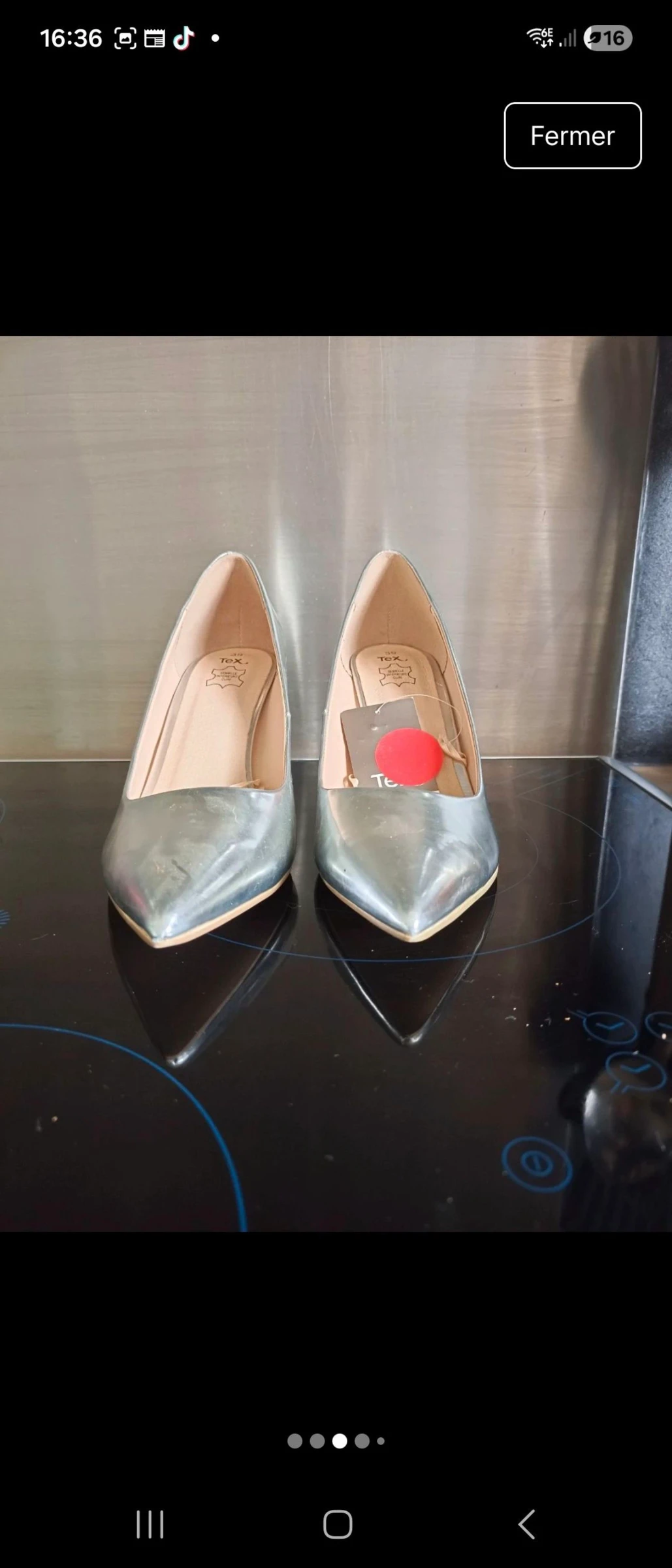Silver Tex pumps size 39 – photo 3